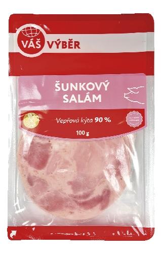 VÁŠ VÝBĚR Šunkový salám, 100 g