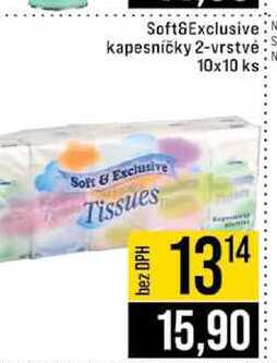 Soft&Exclusive kapesničky 2-vrstvé 10x10 ks