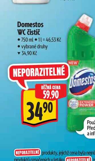 Domestos WC čistič 750 ml