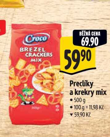 Preclíky a krekry mix 500 g