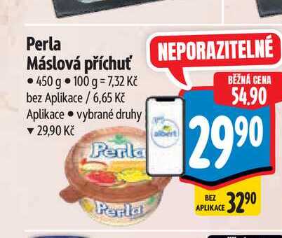 Perla Máslová příchuť 450 g