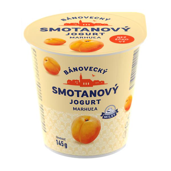 Milsy Bánovecký smetanový jogurt meruňka