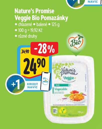 Nature's Promise Veggie Bio Pomazánky  125 g