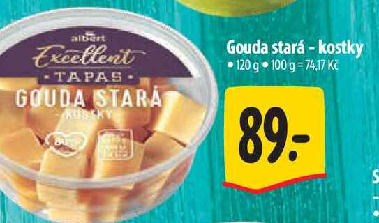  Gouda stará - kostky 120 g 