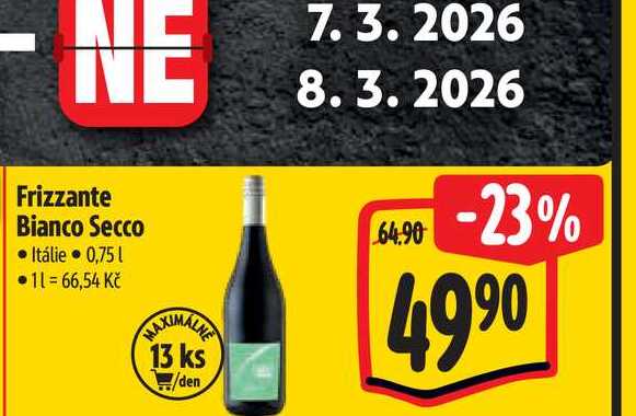   Frizzante Bianco Secco  0,75 l