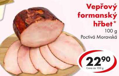 Vepřový formanský hřbet, 10 0g