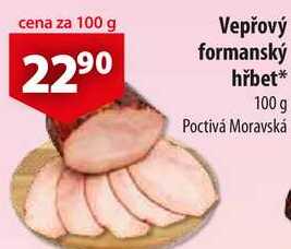 Vepřový formanský hřbet, 100 g 