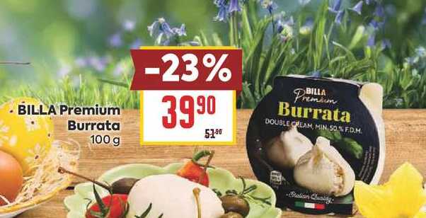 BILLA Premium Burrata 100g