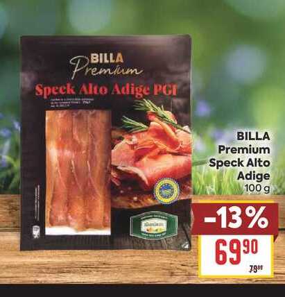 BILLA Premium Speck Alto Adige 100 g