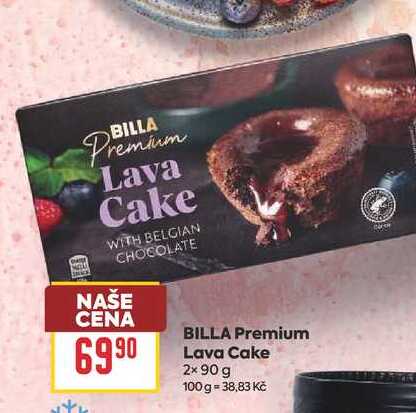 BILLA Premium Lava Cake 2x 90 g
