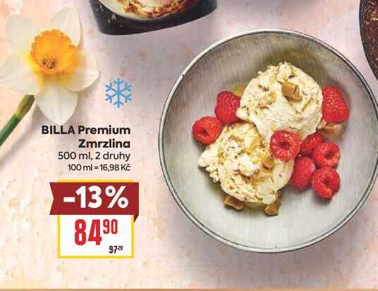 BILLA Premium Zmrzlina 500 ml