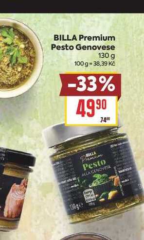 BILLA Premium Pesto Genovese 130 g