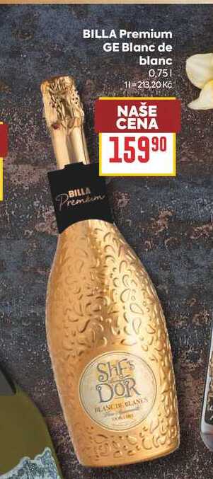 BILLA Premium GE Blanc de blanc 0,75l