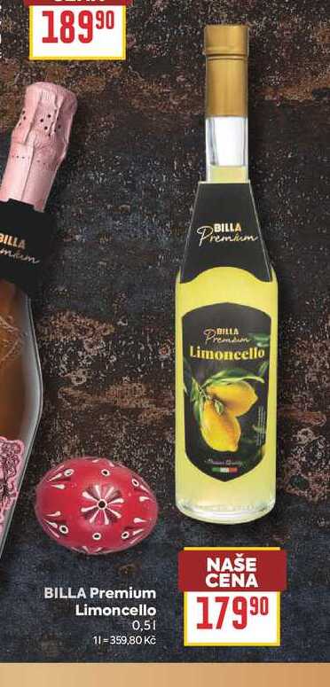 BILLA Premium Limoncello 0,5l