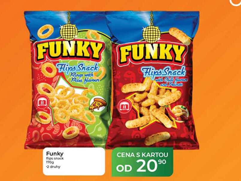 Funky flips snack 170 g