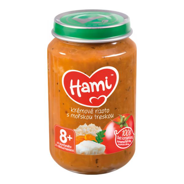 Hami Krémové rizoto s mořskou treskou. 8+