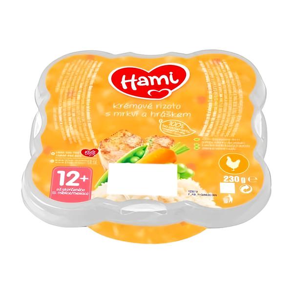 Hami Malý Gurmán Krémové rizoto s mrkví a hráškem 12m+