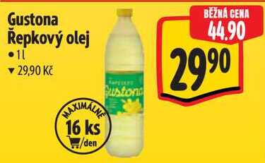 Gustona Řepkový olej, 1 l
