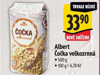 Albert Čočka velkozrnná, 500 g