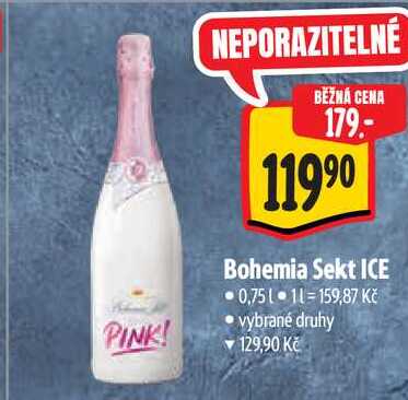 Bohemia Sekt ICE, 0,75 l