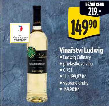Vinařství Ludwig, 0,75 l