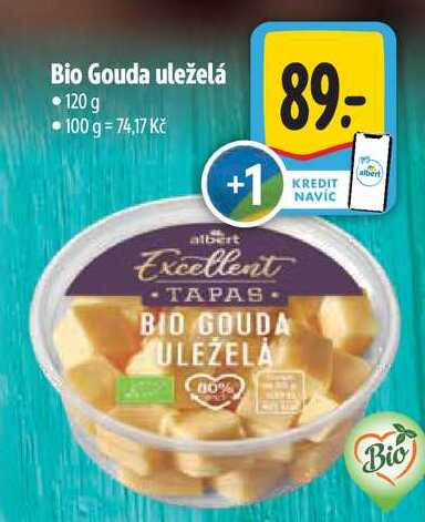 Bio Gouda uleželá, 120 g