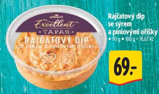 Rajčatový dip se sýrem a piniovými oříšky, 90 g