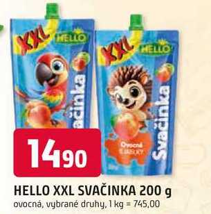 HELLO XXL SVAČINKA 200 g