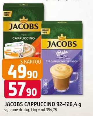 JACOBS CAPPUCCINO 92-126,4 g 