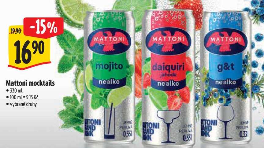 Mattoni mocktails, 330 ml