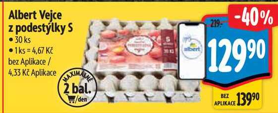 Albert Vejce z podestýlky S, 30 ks
