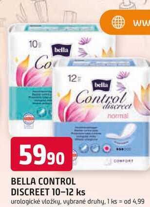 BELLA CONTROL DISCREET 10-12 ks