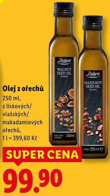 Olej z ořechů, 250 ml