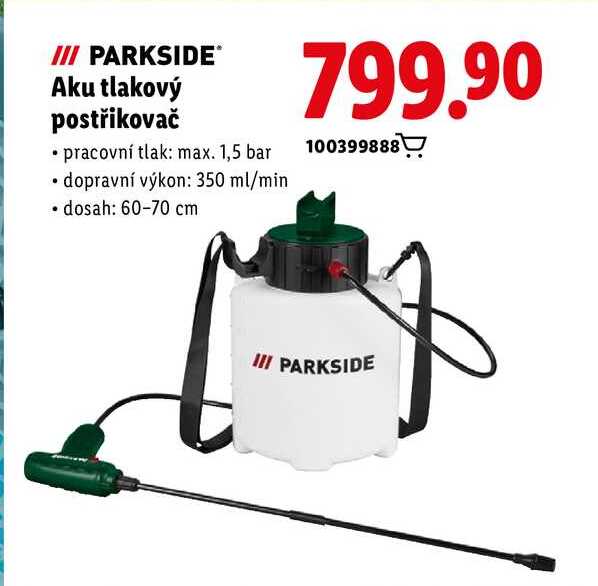 Aku tlakový postřikovač 