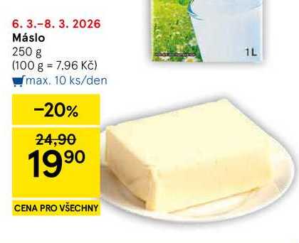 Máslo, 250 g