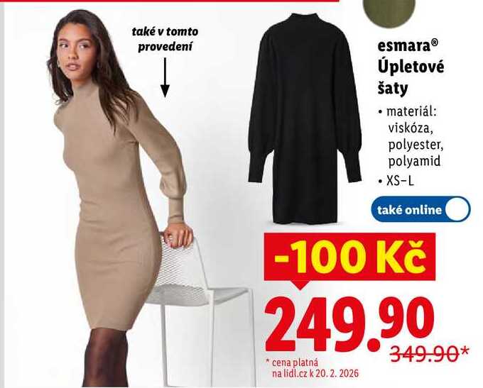 esmara Úpletové šaty