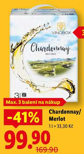 Chardonnay/Merlot, 3 l