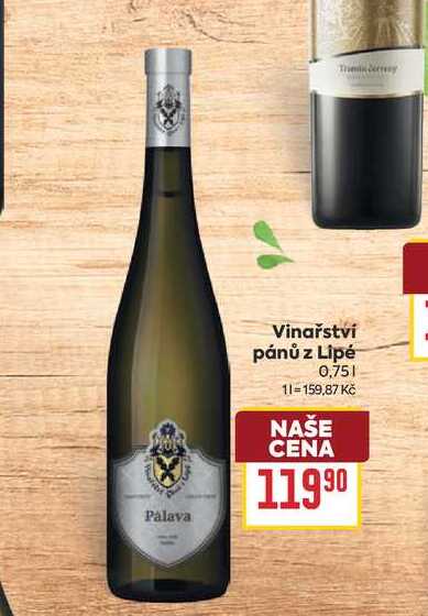 Vinařství pánů z Lipé 0,75l