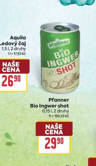 Pfanner Bio Ingwer shot 0,15l