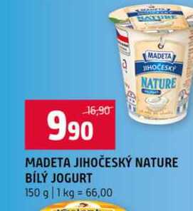 MADETA JIHOČESKÝ NATURE BÍLÝ JOGURT 150 g