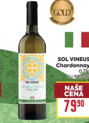 SOL VINEUS Chardonnay 0,75l