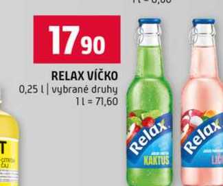 RELAX VÍČKO 0,25l vybrané druhy