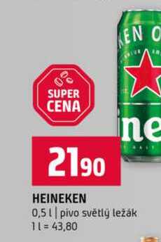 HEINEKEN 0,5l pivo světlý ležák