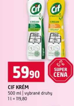 CIF KRÉM 500 ml vybrané druhy