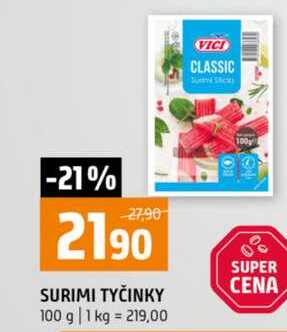SURIMI TYČINKY 100 g