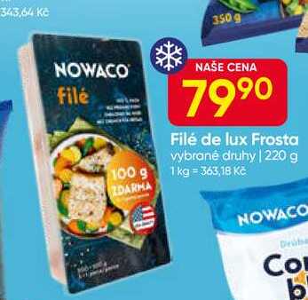 NOWACO Filé de lux Frosta vybrané druhy 220 g