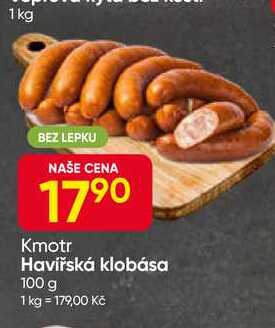 Kmotr Havířská klobása 100 g 