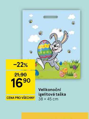 Velikonoční igelitová taška