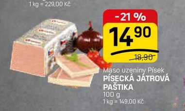 PÍSECKÁ JÁTROVÁ PAŠTIKA 100 g