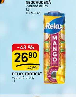 RELAX EXOTICA vybrané druhy 1l